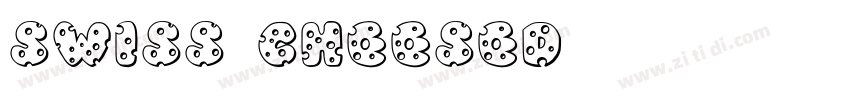 swiss cheesed字体转换